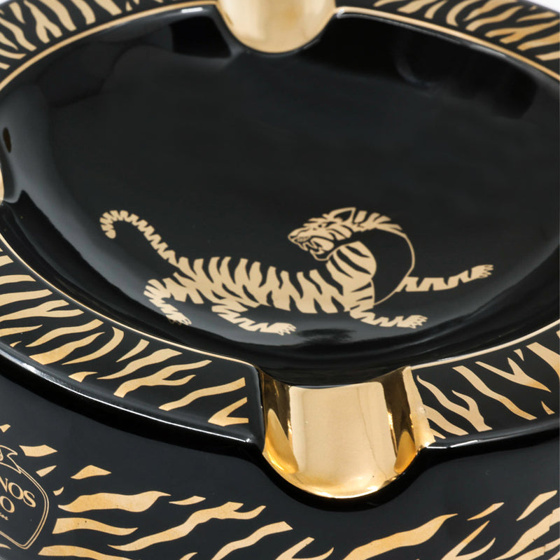 Los Hermanos Diablo Tiger round Ashtray