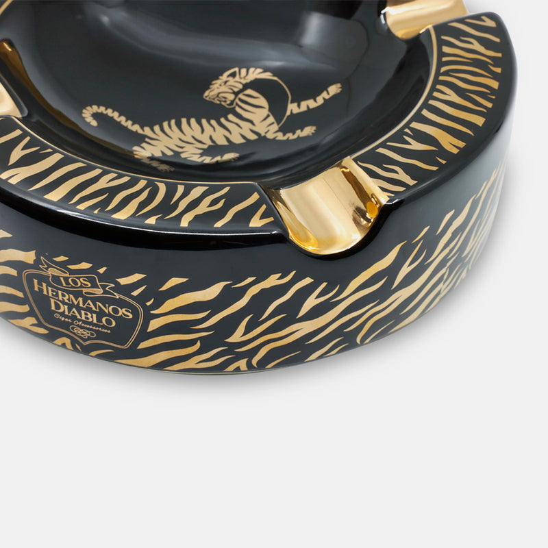 Los Hermanos Diablo Tiger round Ashtray