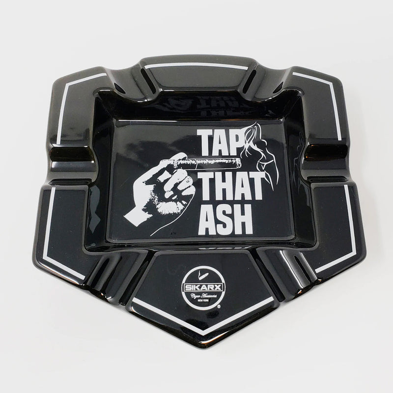 Tap That Ash - Large Cigars Ceramic Ashtray for Patio / Outdoor