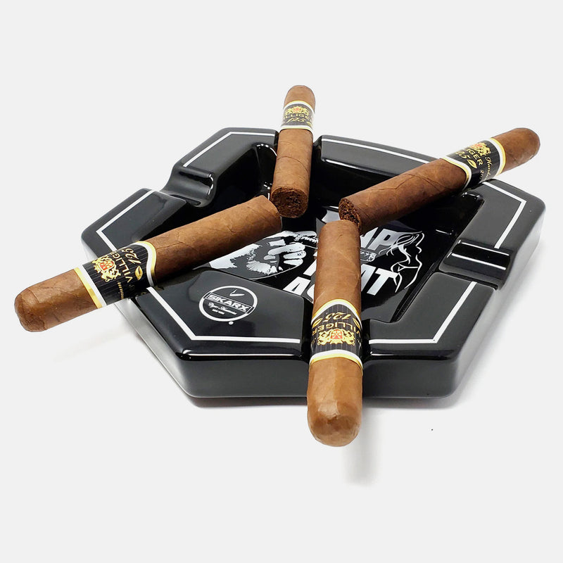 Tap That Ash - Large Cigars Ceramic Ashtray for Patio / Outdoor