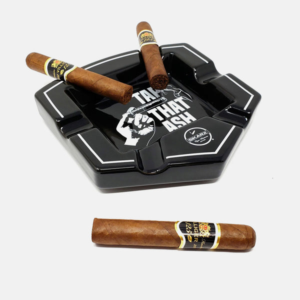 Tap That Ash - Large Cigars Ceramic Ashtray for Patio / Outdoor